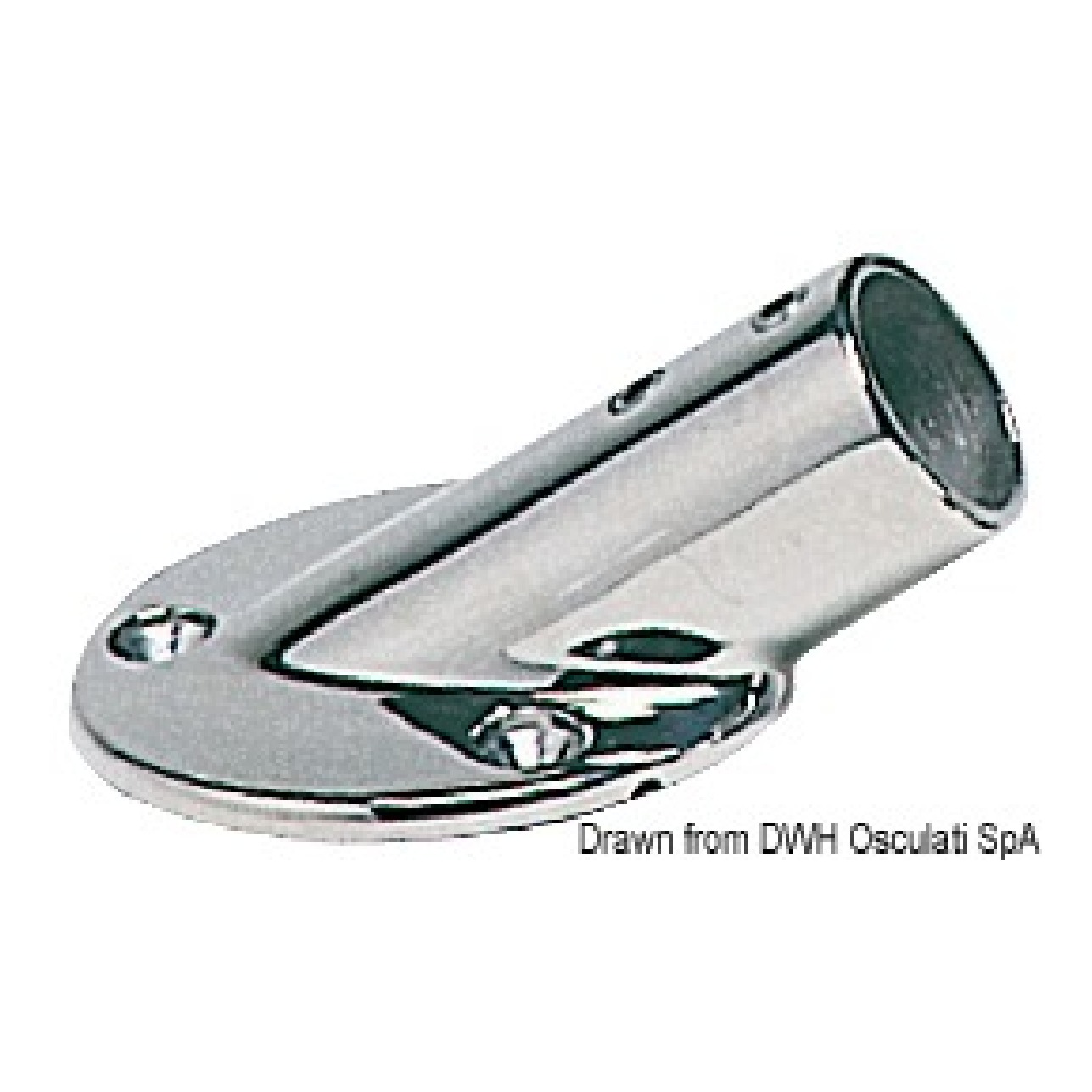 Osculati Base inox pulpito 30 22 mm