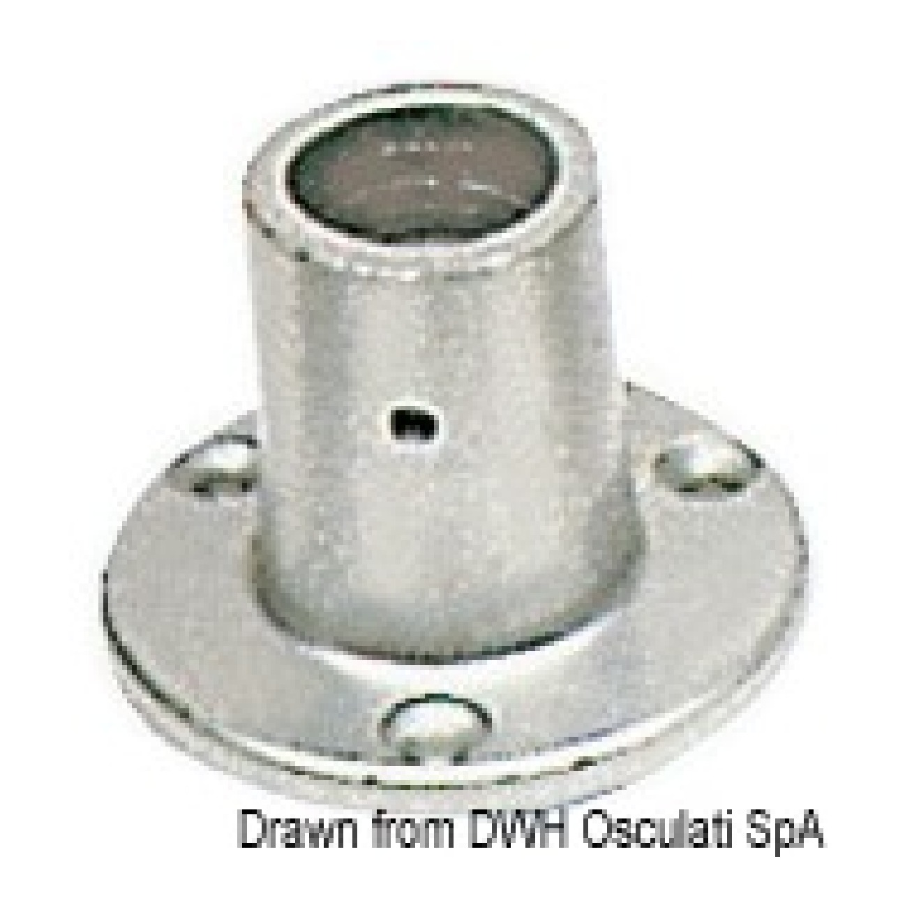 Osculati Basetta lega leggera 90 30 mm