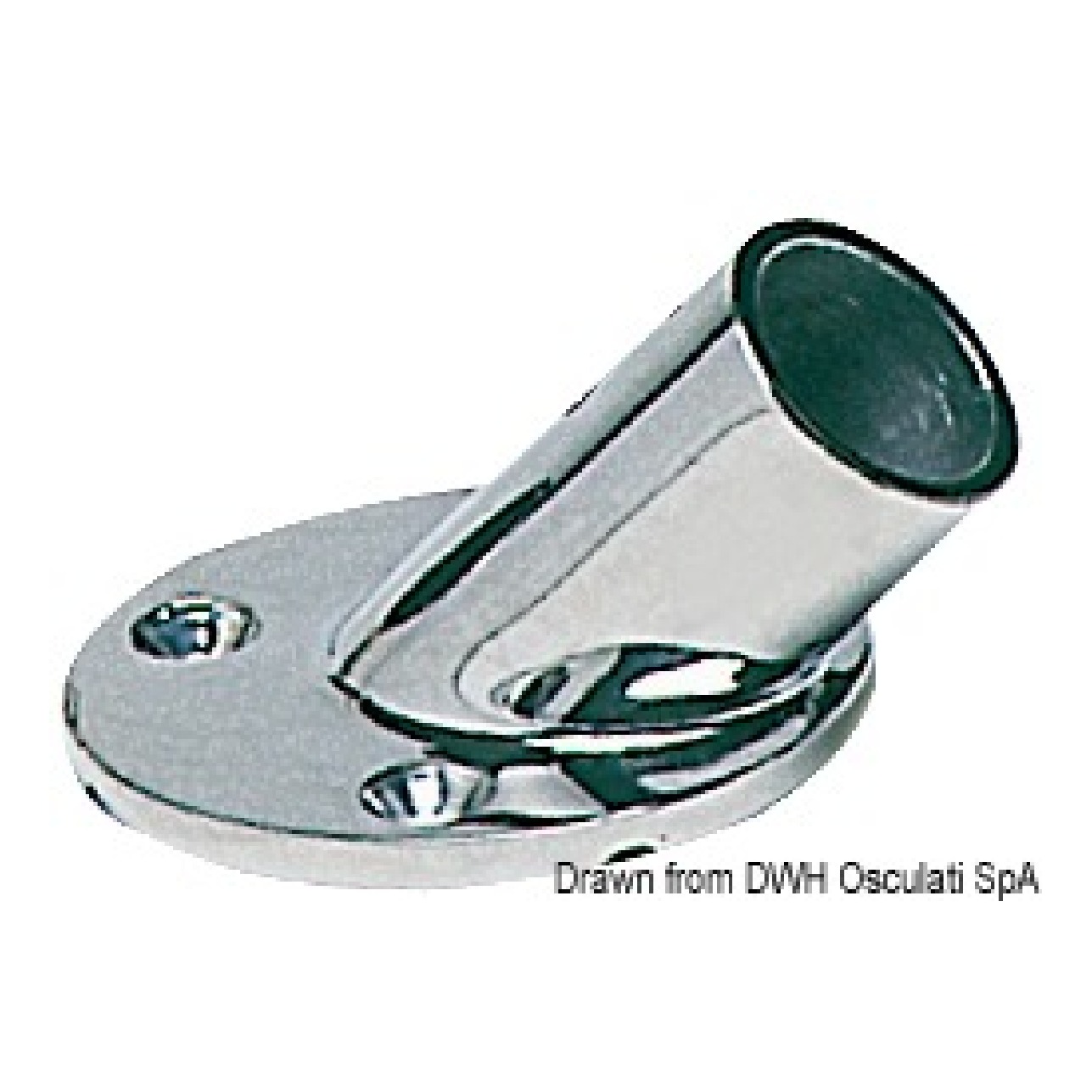 Osculati Base inox pulpito 45 25 mm
