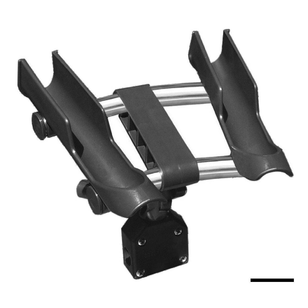 Oceansouth Reggi-canne Quicklift 2 posti per tubi 25 mm