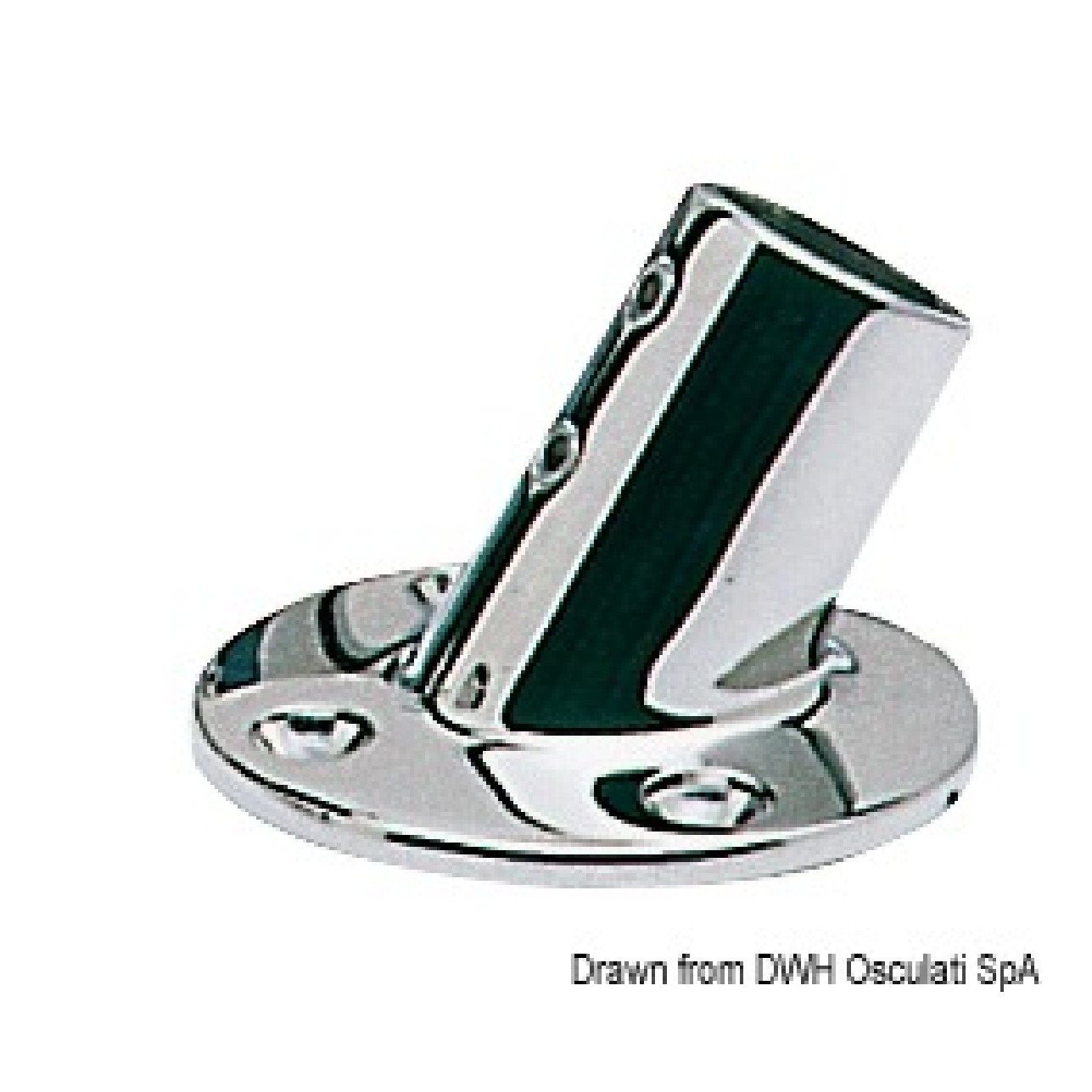 Osculati Base inox pulpito 60 25 mm 41.110.25