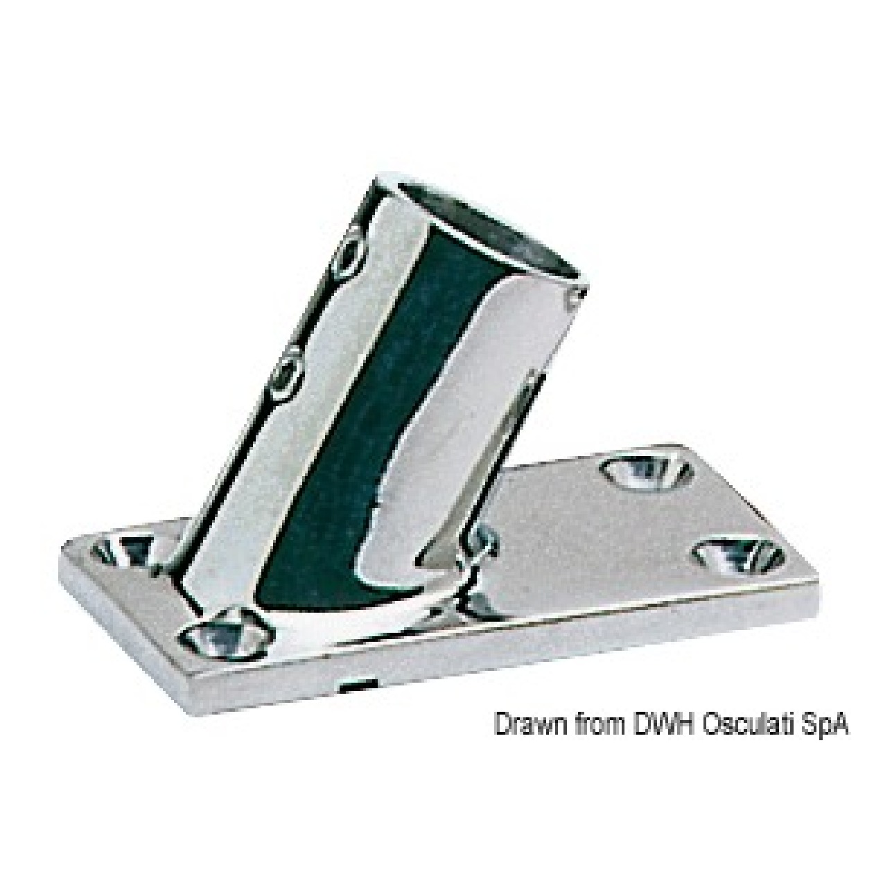 Osculati Base inox pulpito 60 22 mm 41.111.22