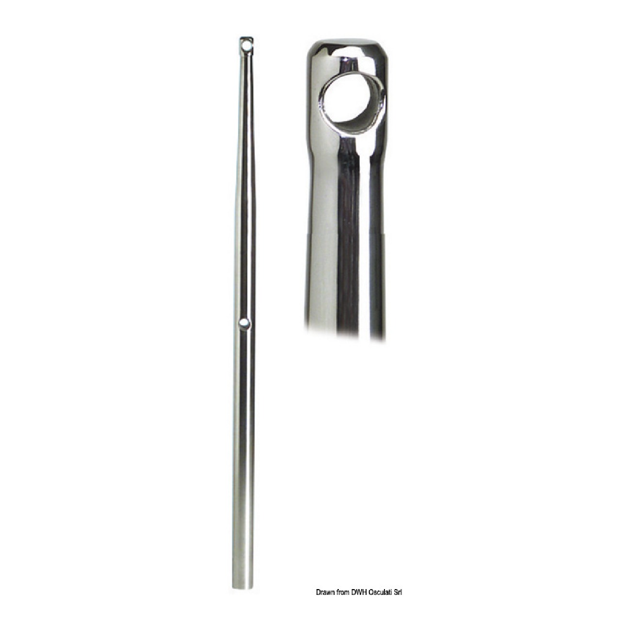 Osculati Candeliere inox 450 mm
