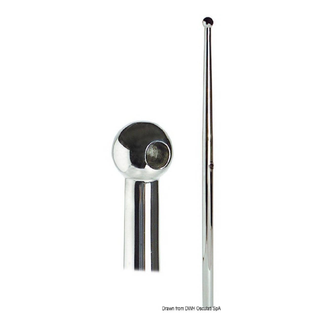 Osculati Candeliere inox 450 mm