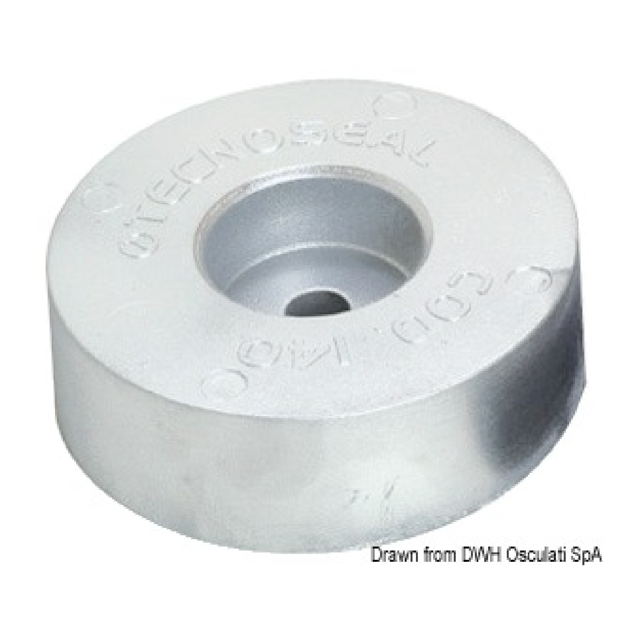 Osculati Anodo poppa mm 125x38 in magnesio