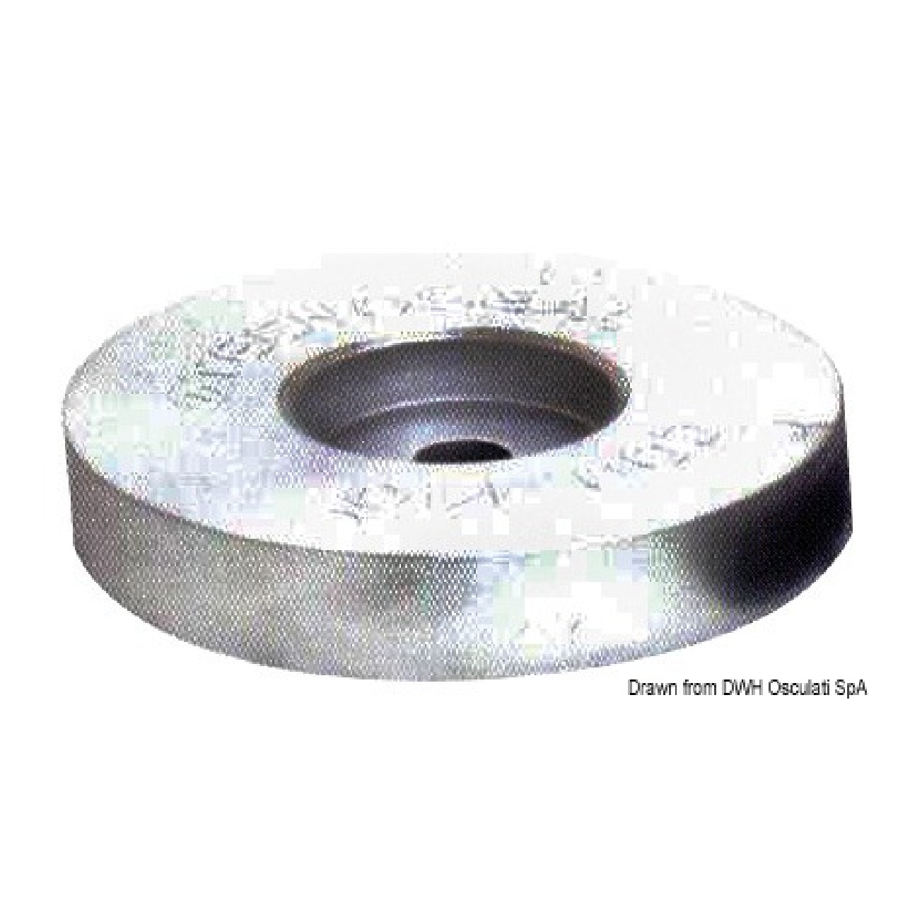Osculati Anodo poppa mm 120x25 in zinco