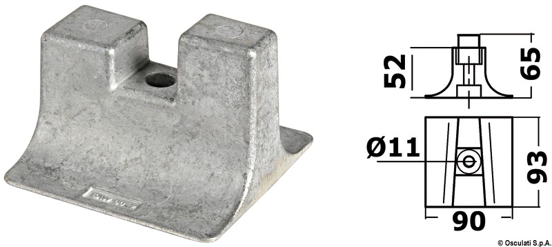 Osculati Anodo piede Yamaha 300/350 HP