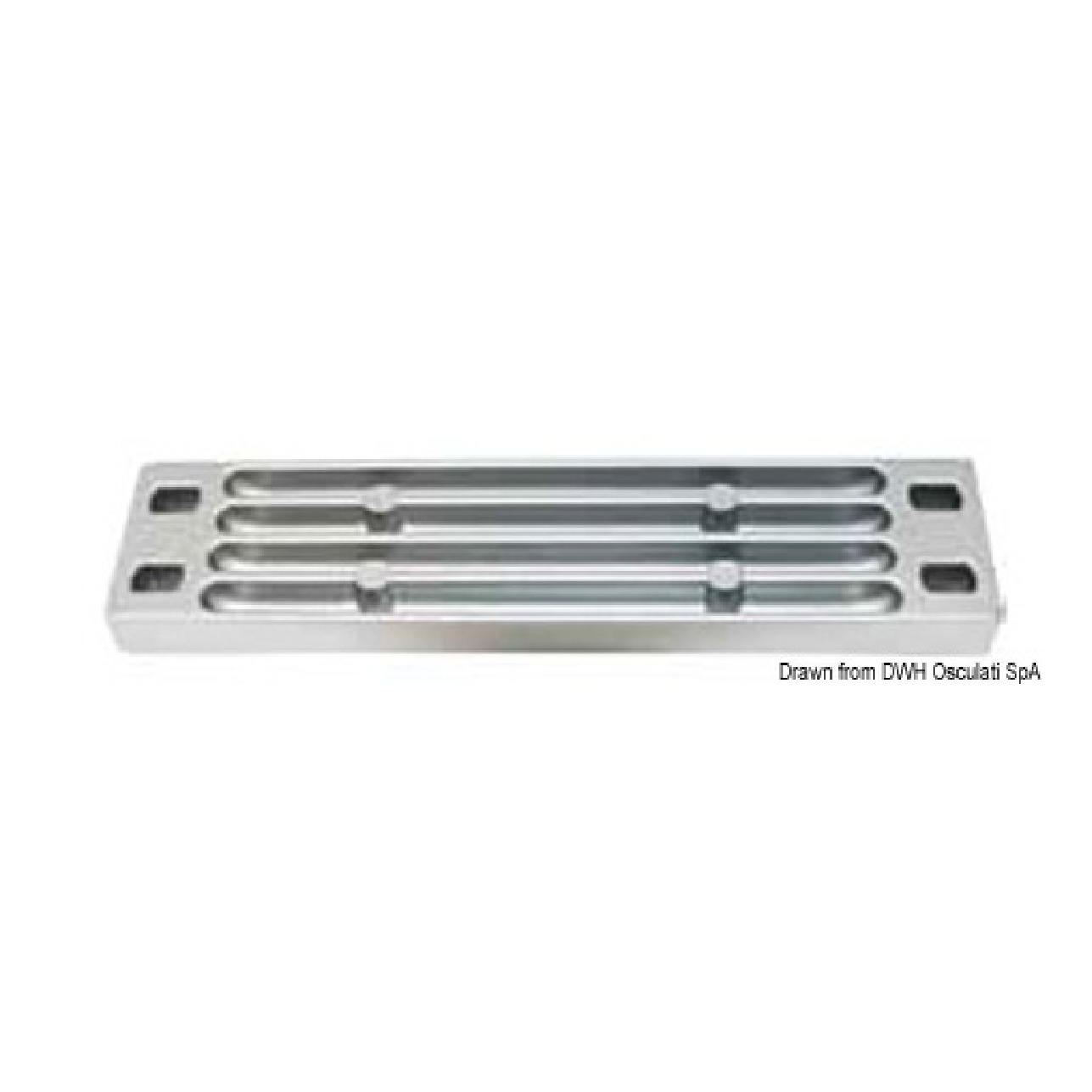 Osculati Anodo alluminio barra cavalletto Yamaha