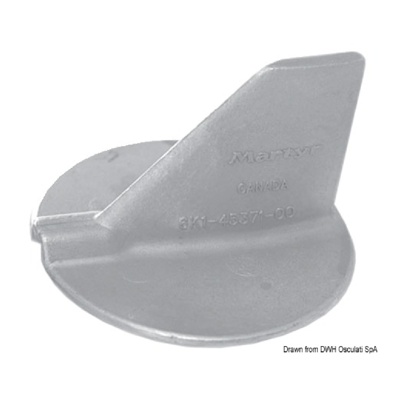 Osculati Anodo pinna 100/225 HP