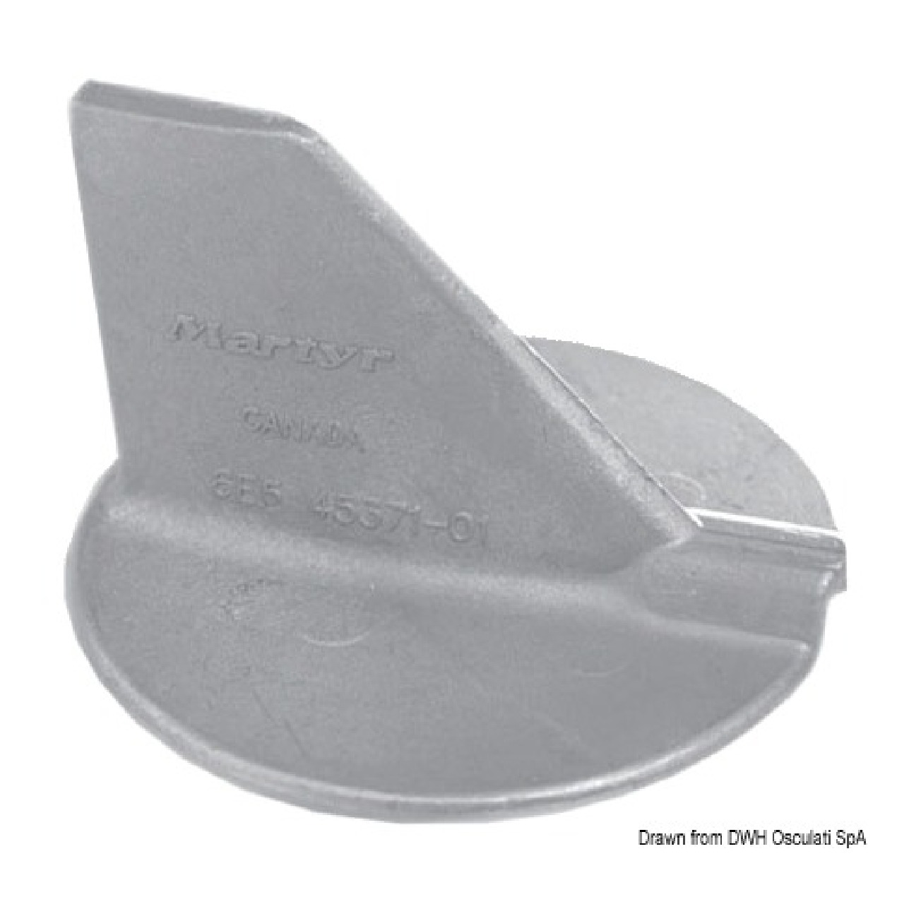 Osculati Anodo alluminio Yamaha 100/225 >HP