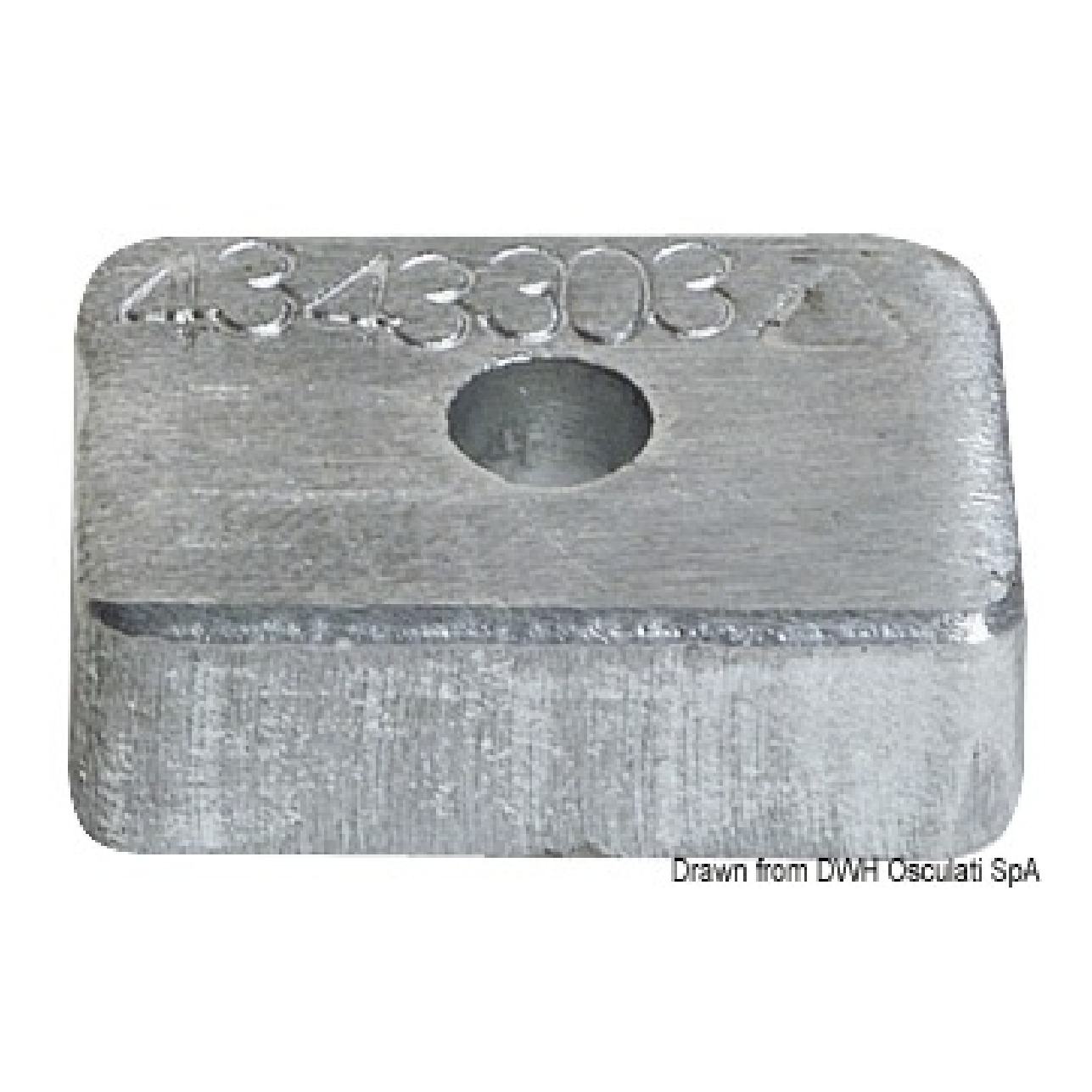 Osculati Anodo zinco Mercury 4/5/6 HP