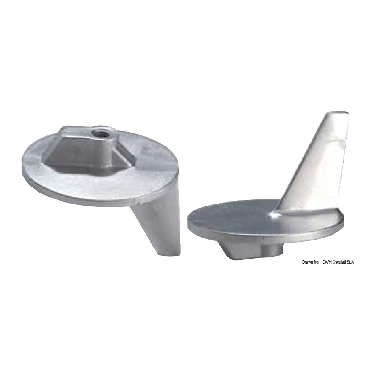 Osculati Anodo per piedi con eliche in acciaio inox 50/140 HP
