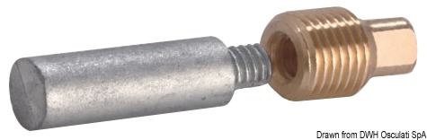 Osculati Anodo Volvo 67 mm x diametro 1/2 pollice BSPT