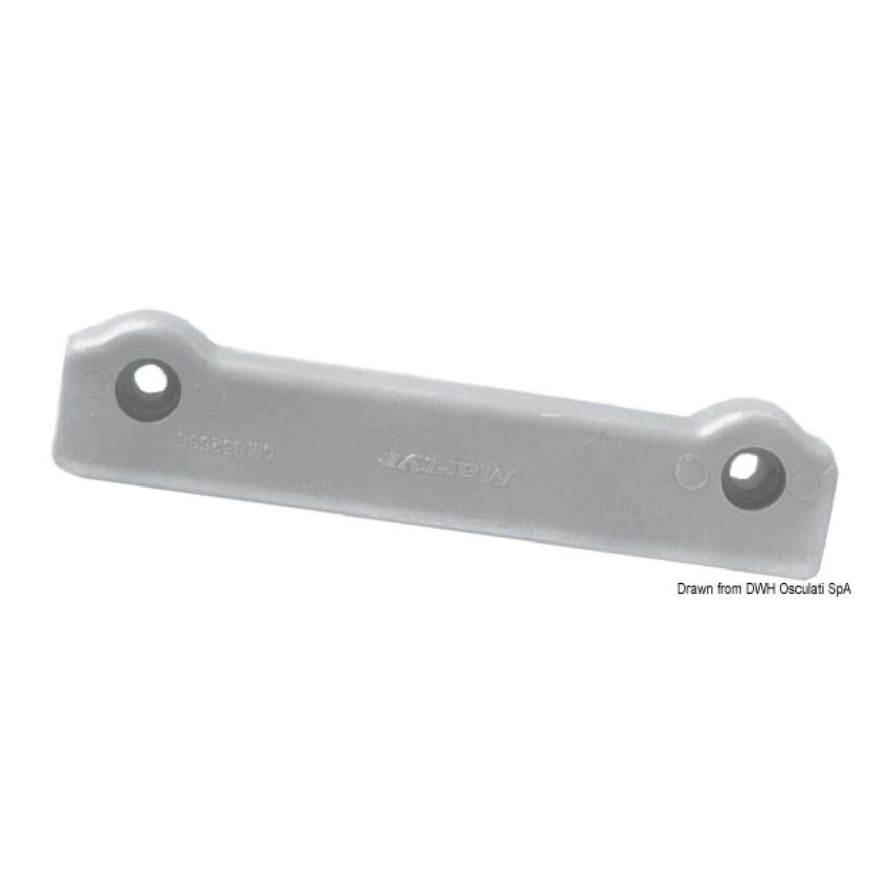 Osculati Anodo barra alluminio Volvo Penta