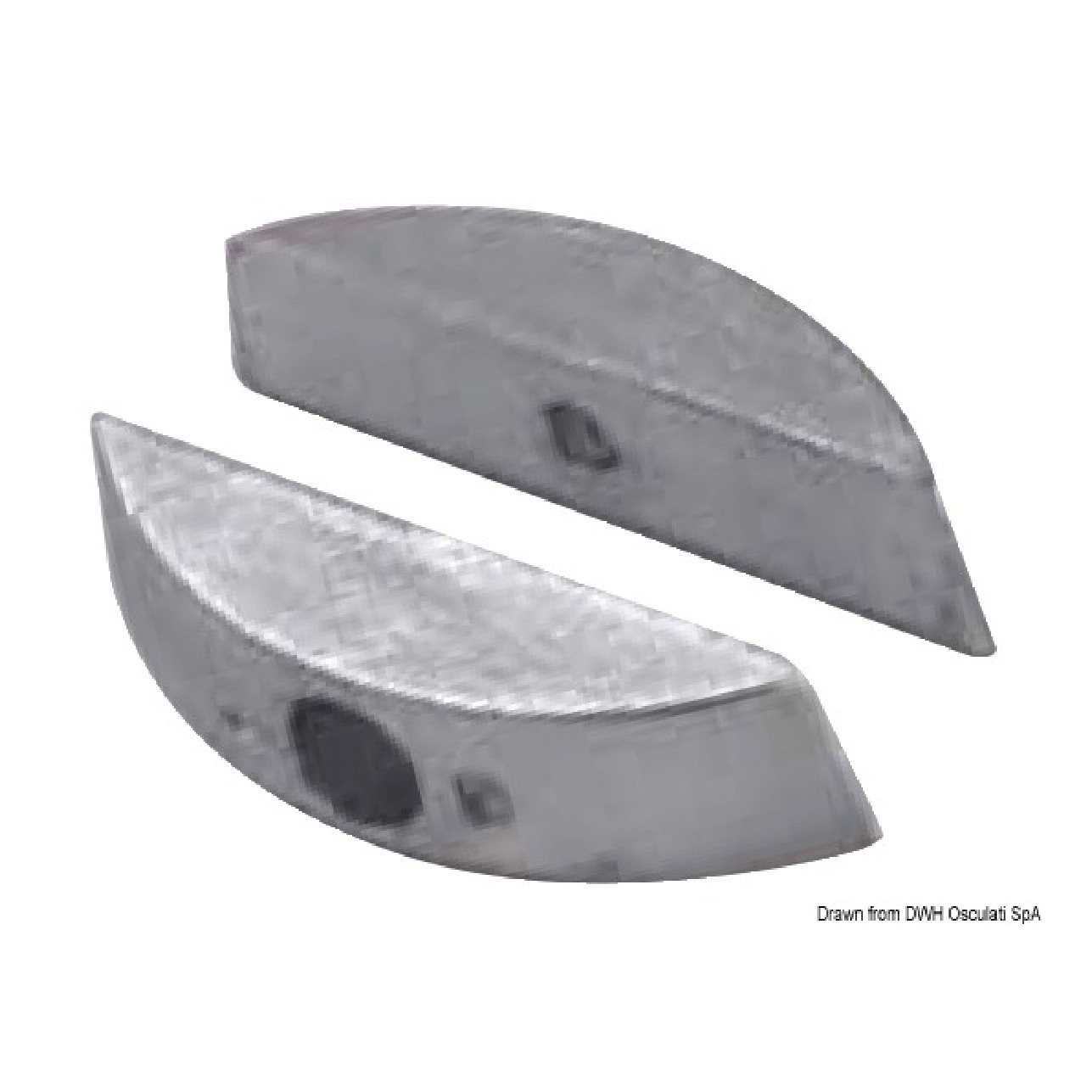 Osculati Anodo alluminio Volvo eliche pieghevoli 43.555.10 - 1 Coppia