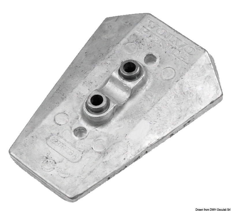 Osculati Anodo in Alluminio per Piede Volvo DPI
