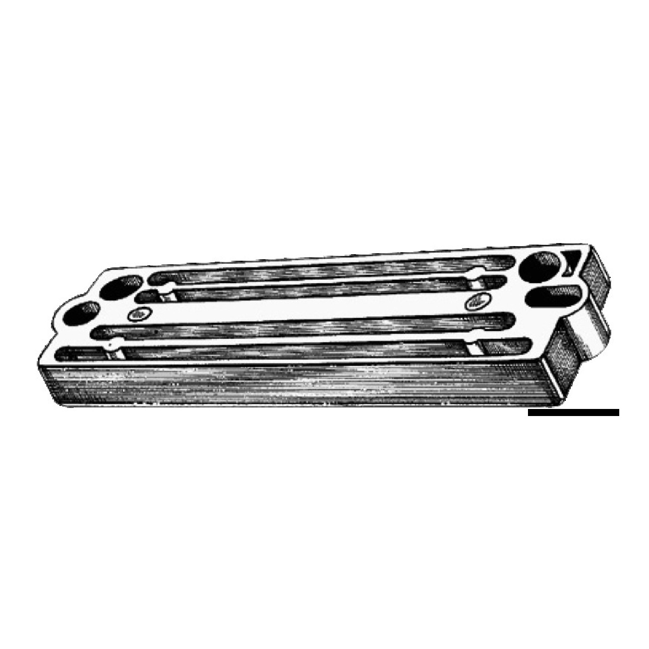 Osculati Anodo Tohatsu 60/225 HP zinco