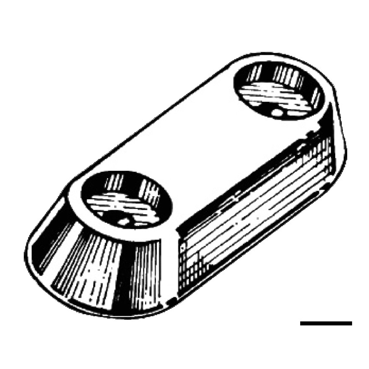 Osculati Anodo ovale zinco VETUS 335 g