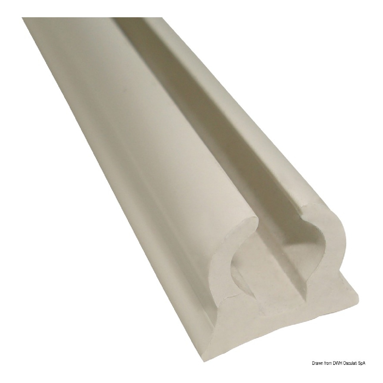 Tessilmare Relinga in PVC bianco per tendalini 4m