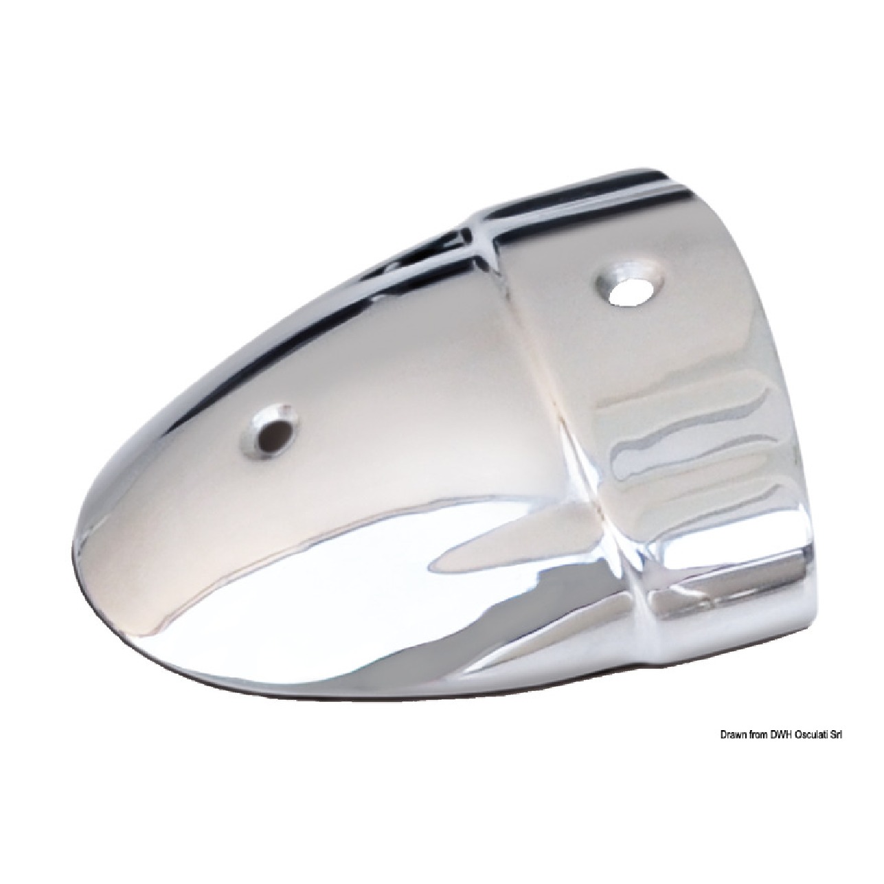 Tessilmare Terminale SPHAERA 35 inox per base standard dx-sx - 1 Coppia