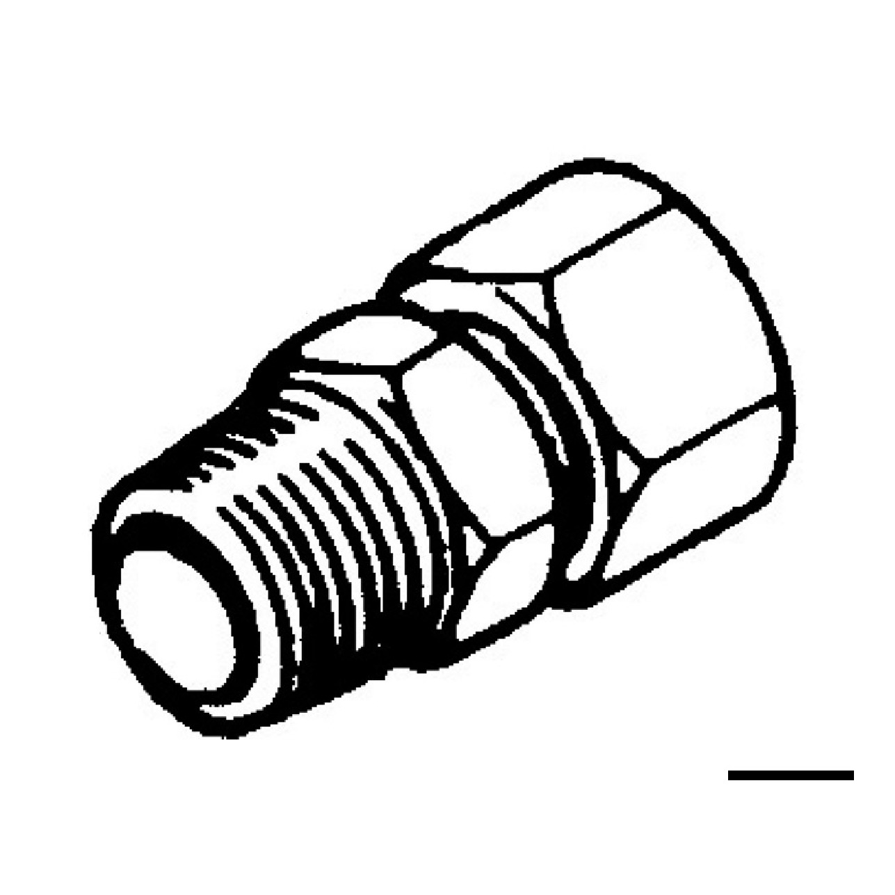 Ultraflex Raccordo per Pompe Diritto 3/8 (SF38)