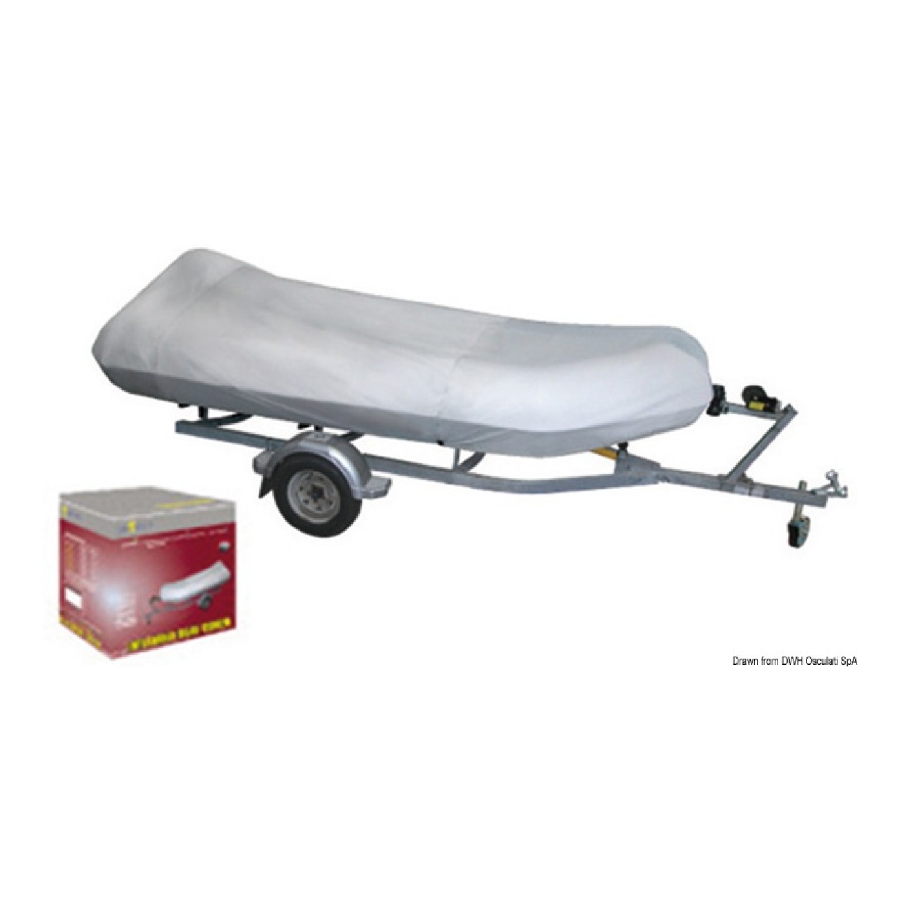 Oceansouth Telone per gommoni cm 290/320 grigio