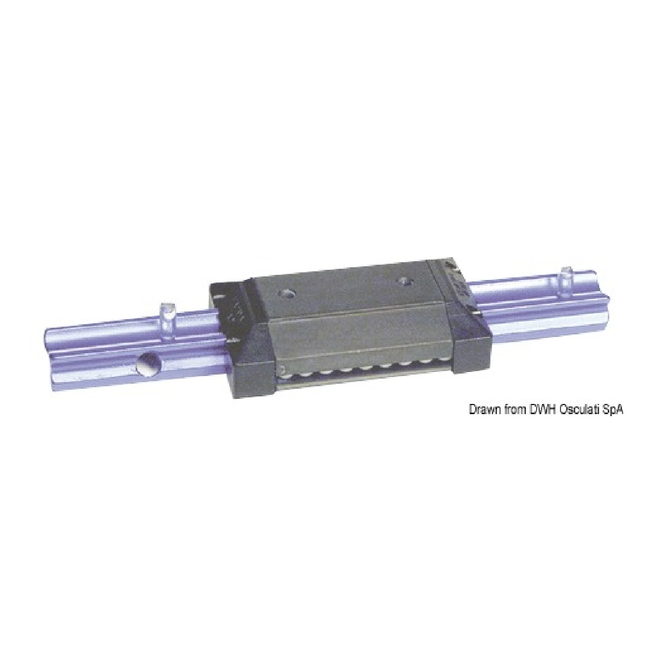 Viadana Carrello su sfere 51 x 105 mm