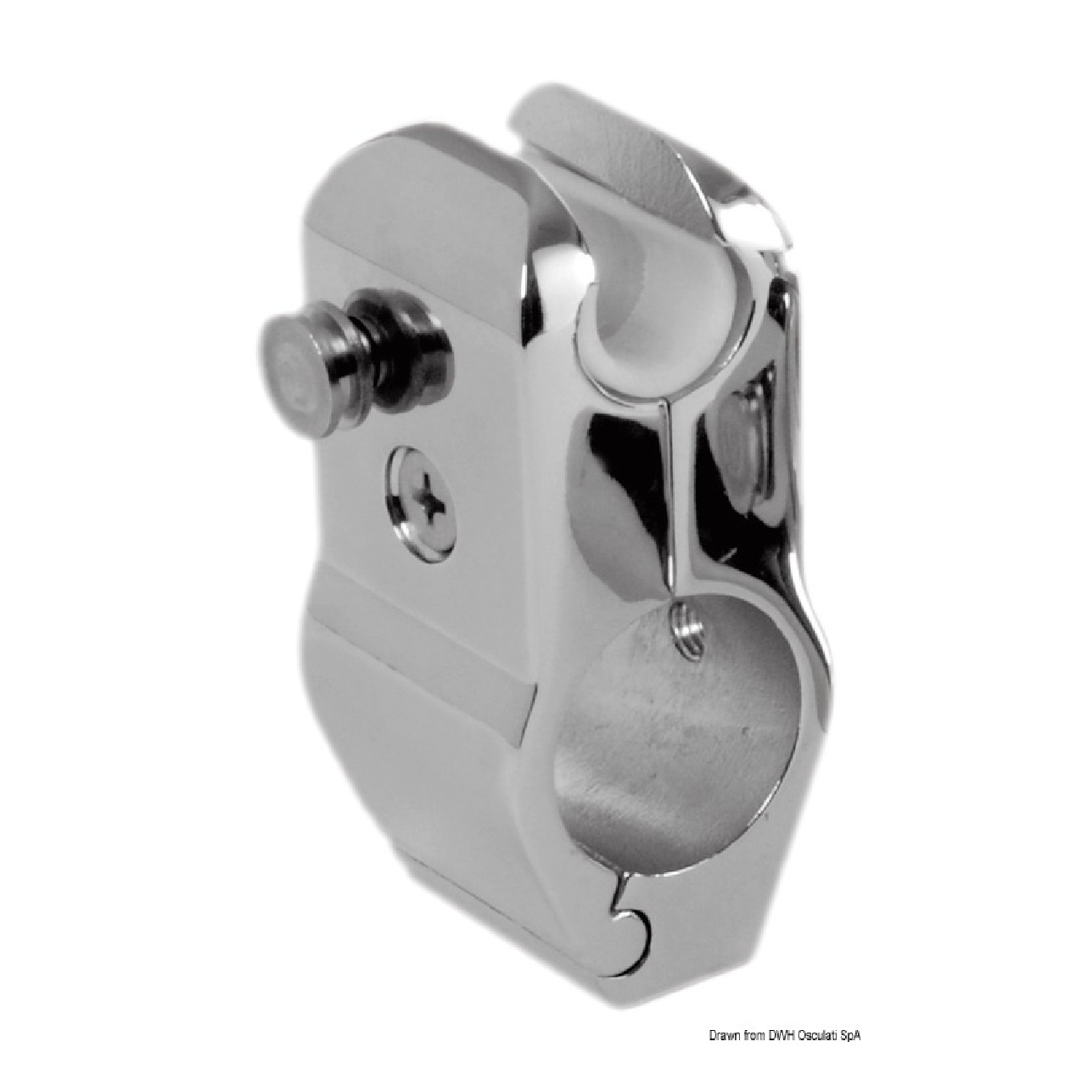 Osculati Base apribile per tubo mm 25
