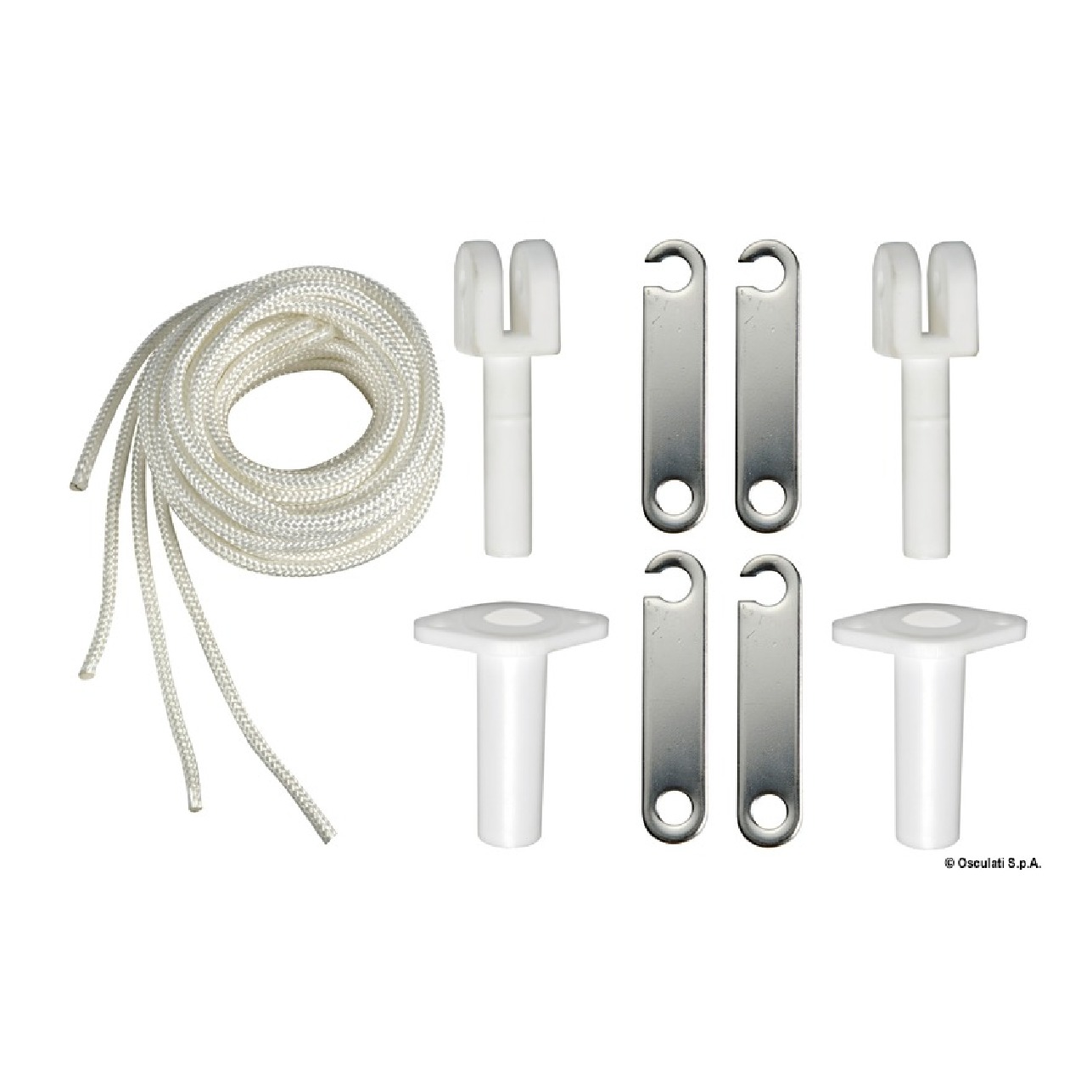 Osculati Capottina Bimini Depth 4 archi 235/245 cm blu