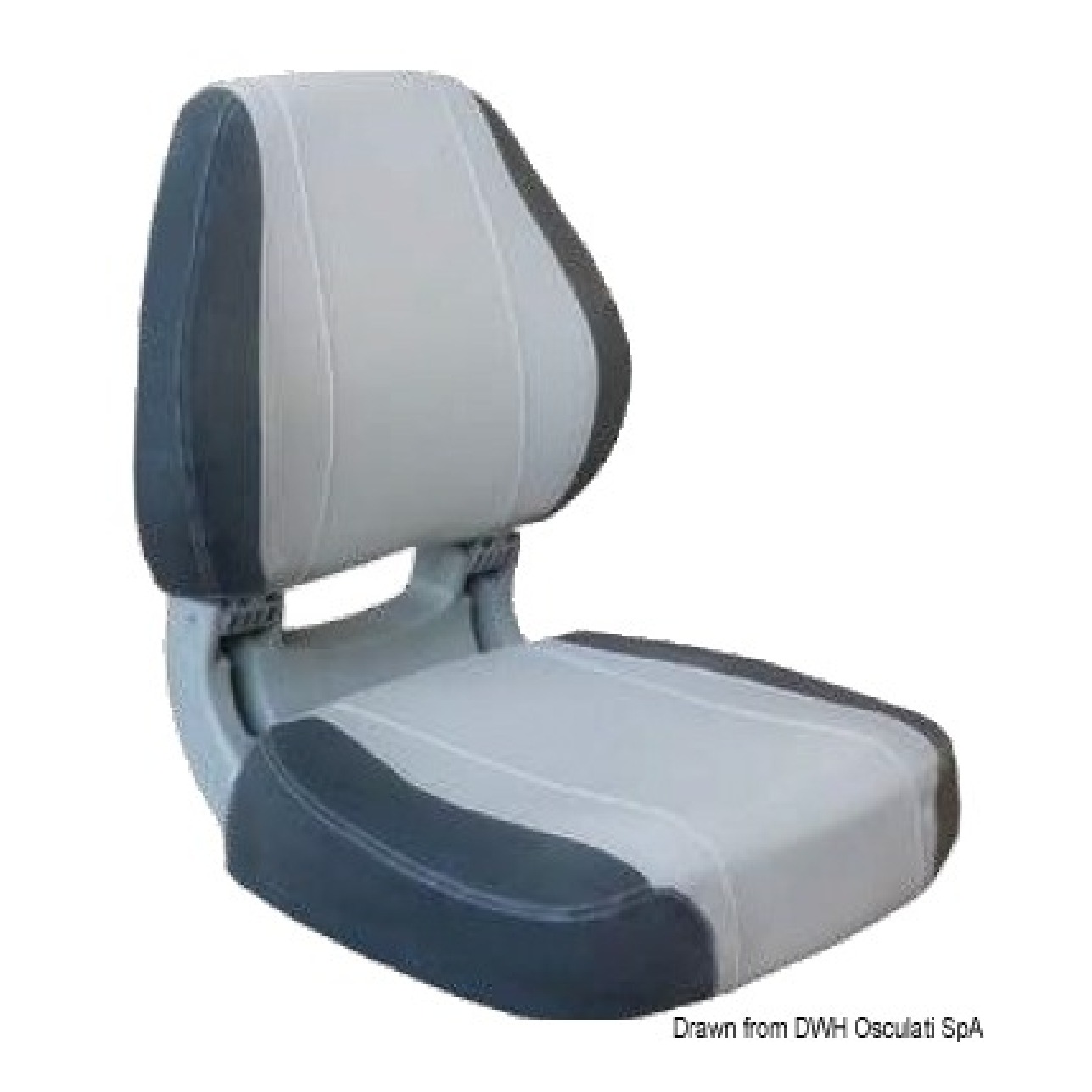 Oceansouth Sedile ergonomico Sirocco grigio