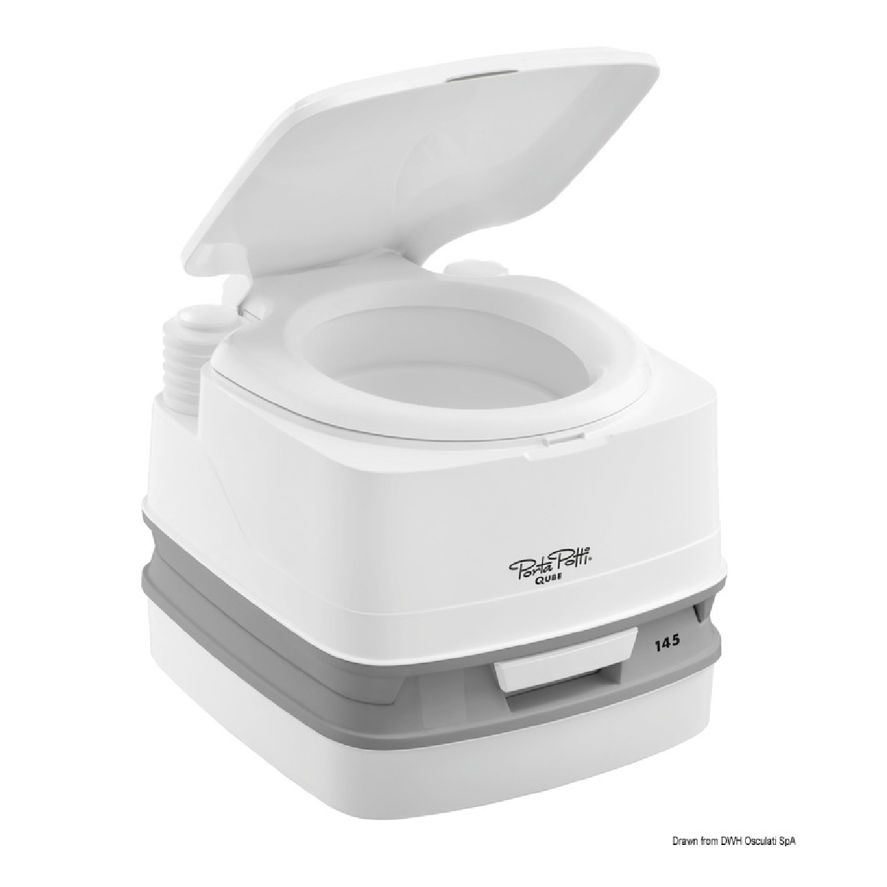 Tecma WC chimico Porta Potti THETFORD QUBE 145