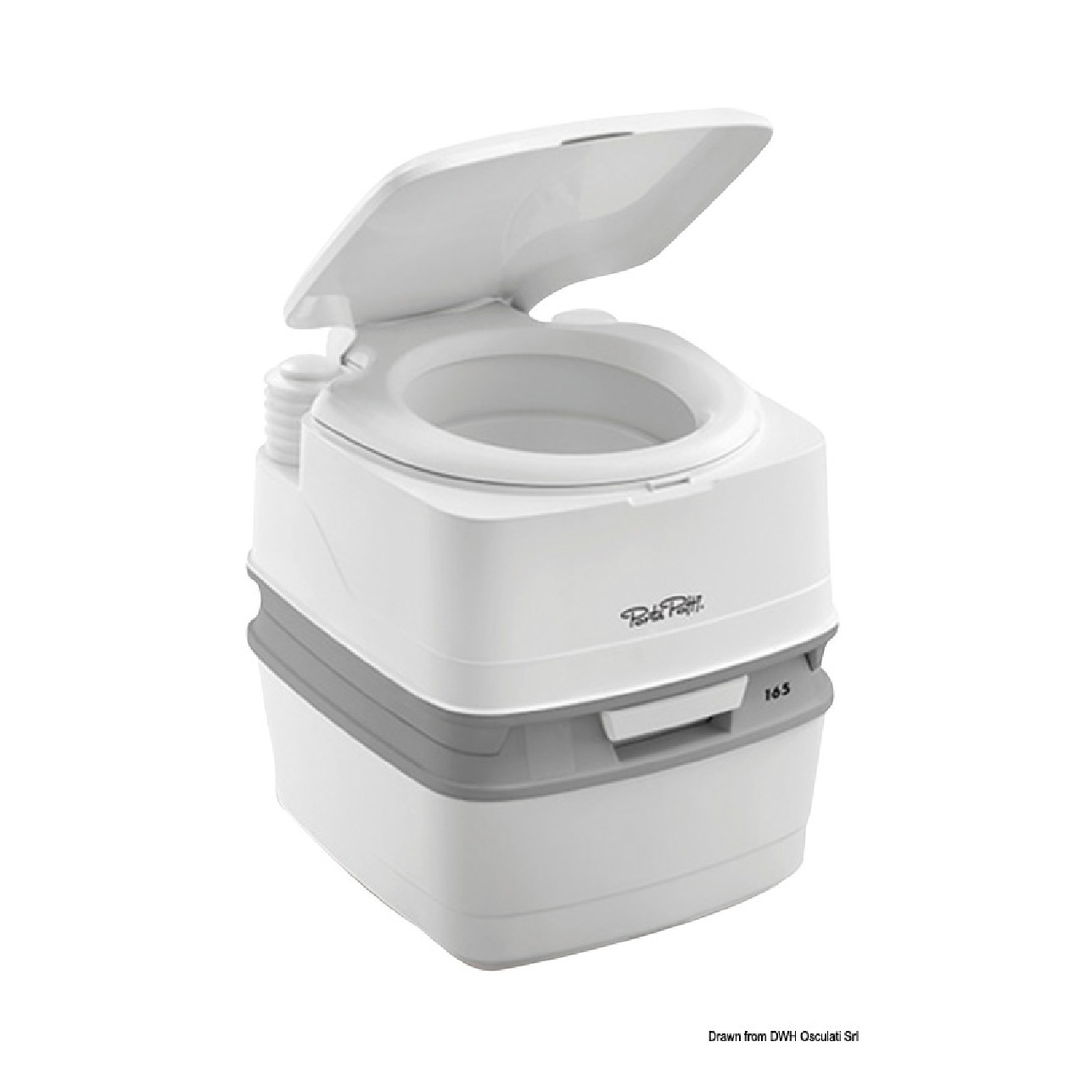 Tecma WC chimico Porta Potti THETFORD QUBE 165