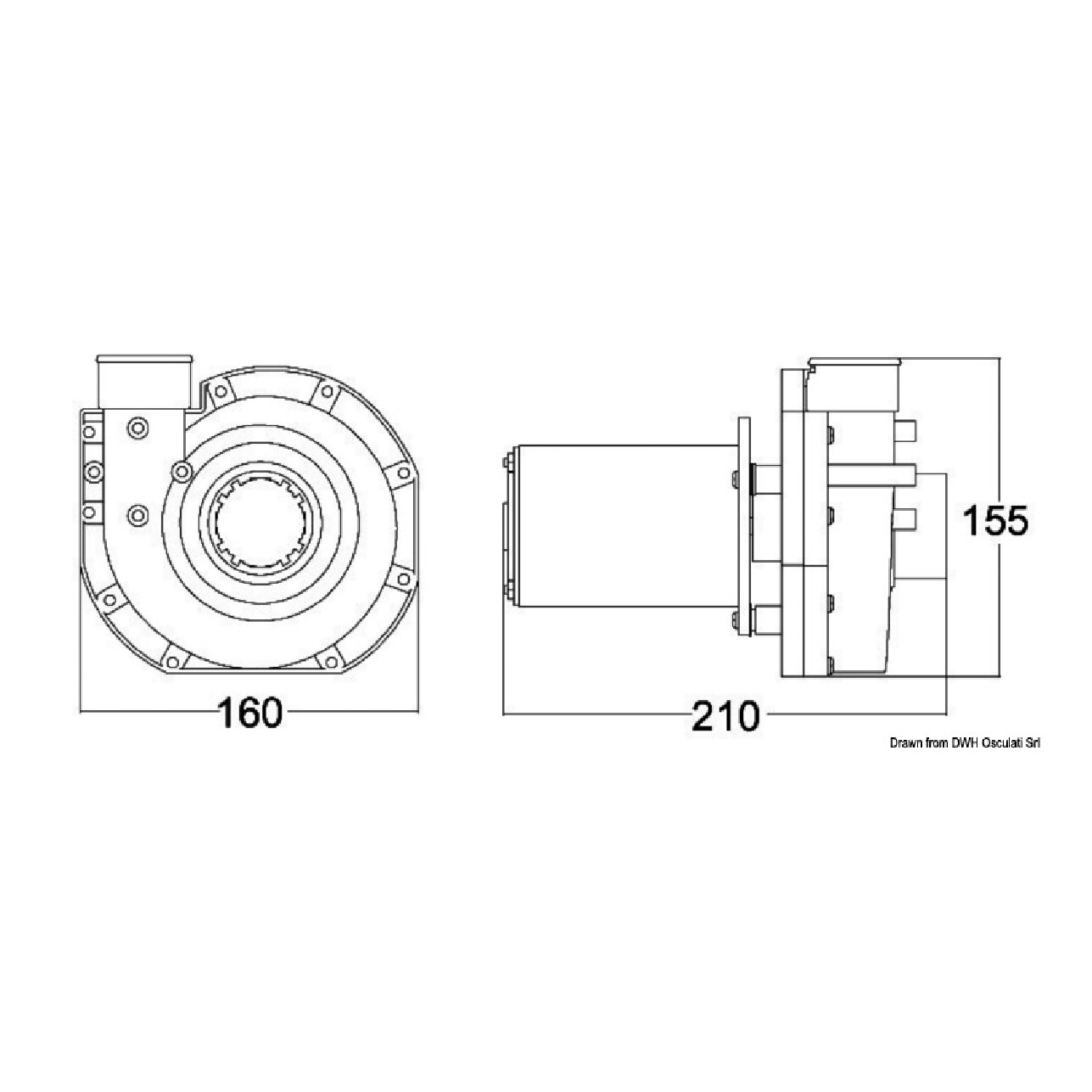 Tecma Pompa maceratore 12 V