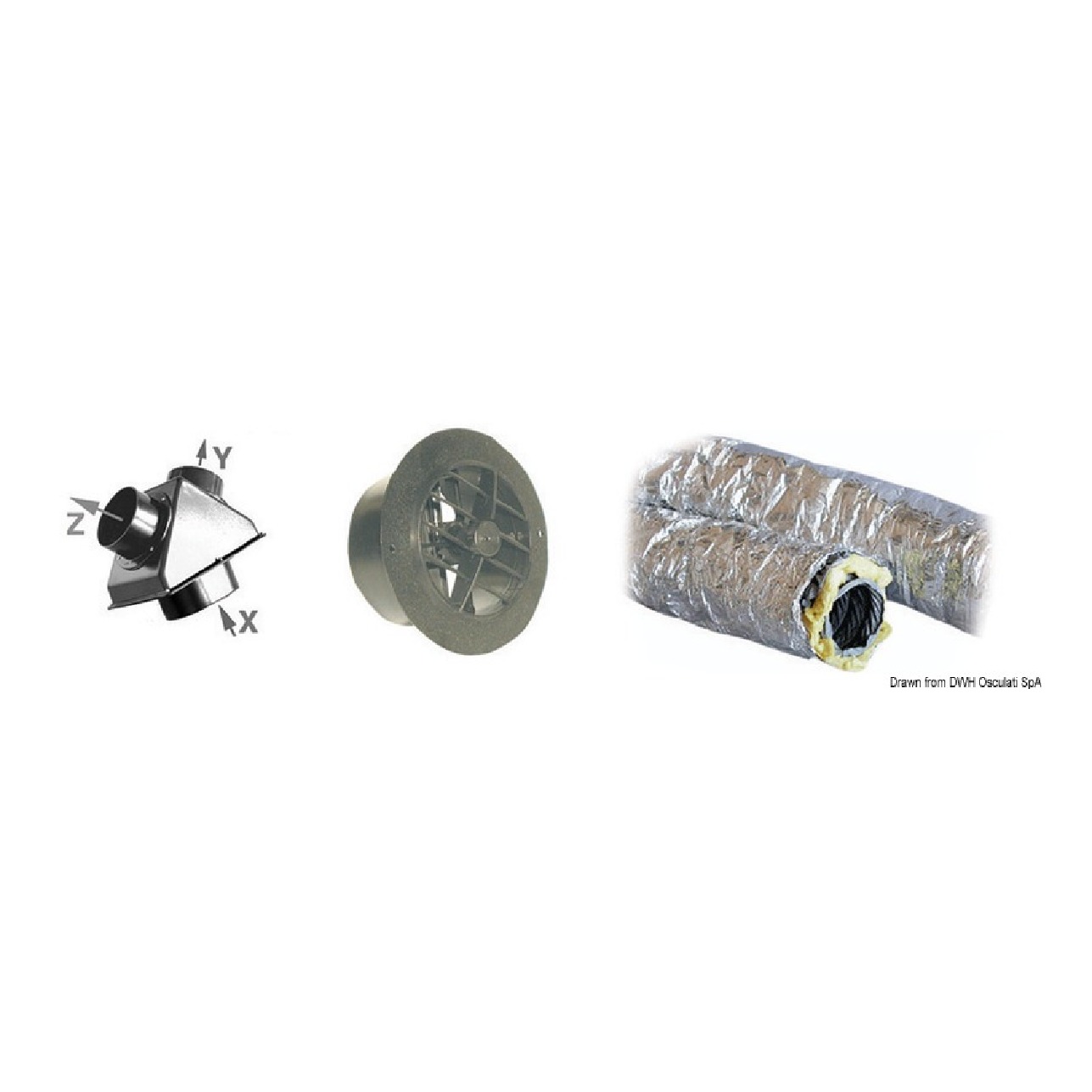 Climma Kit accessori aria 2 uscita versione B