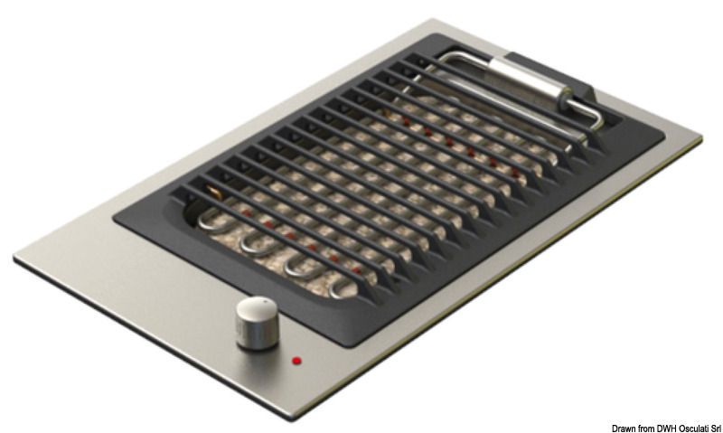 Osculati Barbecue elettrico in acciaio