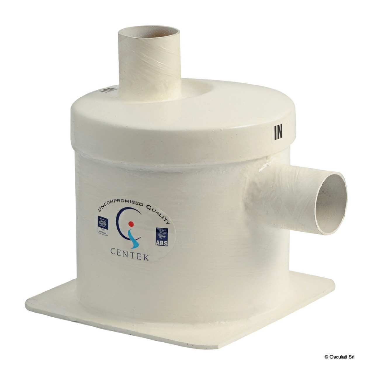 Centek Marmitta vetroresina 75 mm scarico laterale