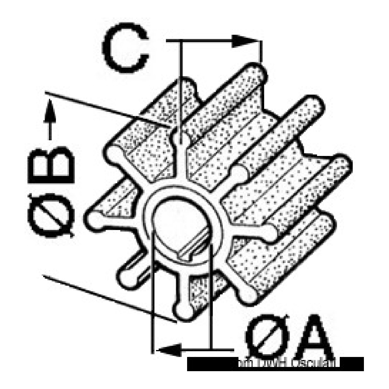 Cef marine Girante MERCURY 40/60 HP
