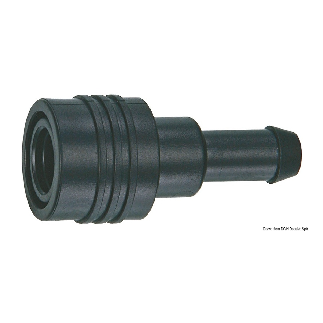 Osculati Attacco femmina Suzuki piccolo portagomma diametro 8 mm