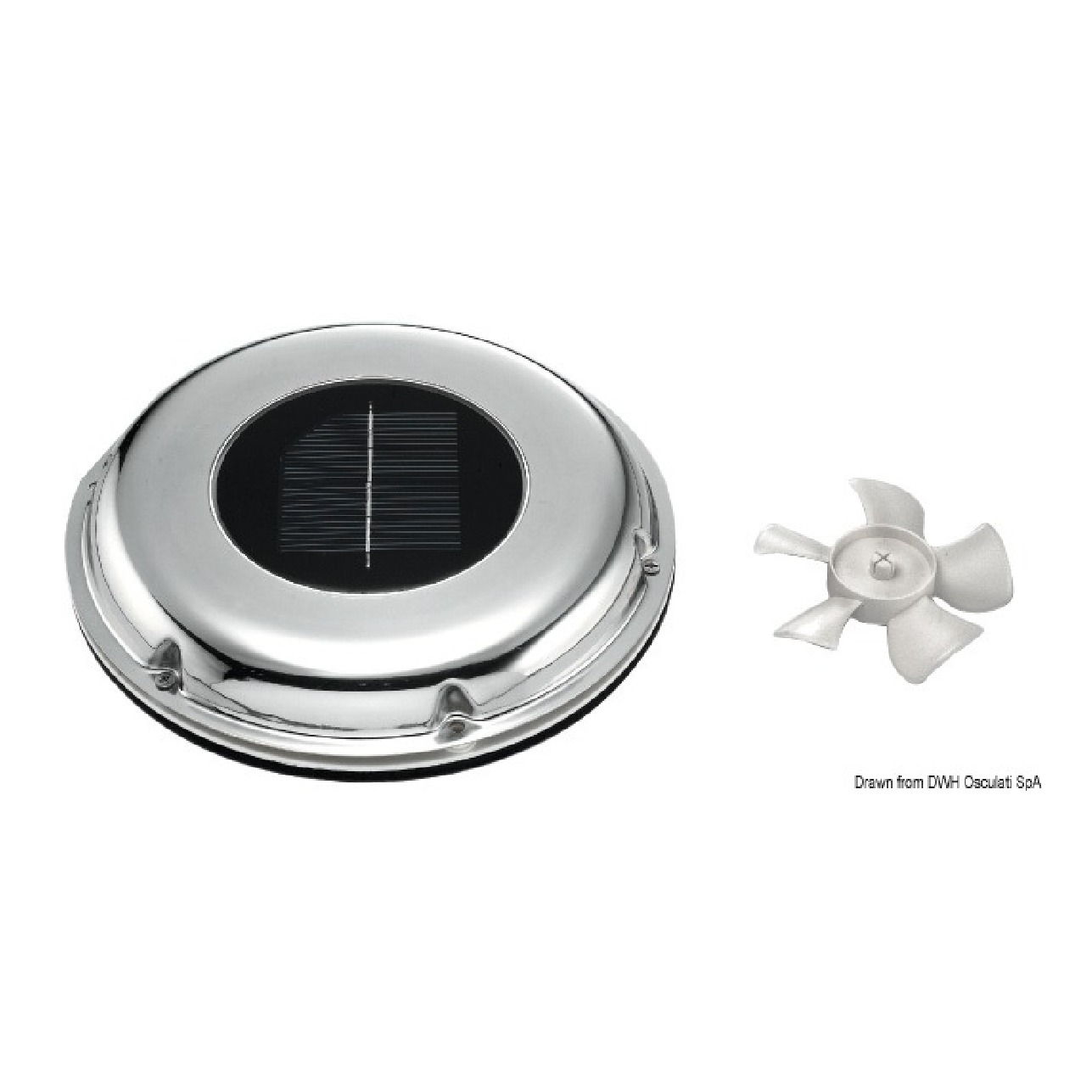 Osculati Aeratore solare autonomo Solarvent
