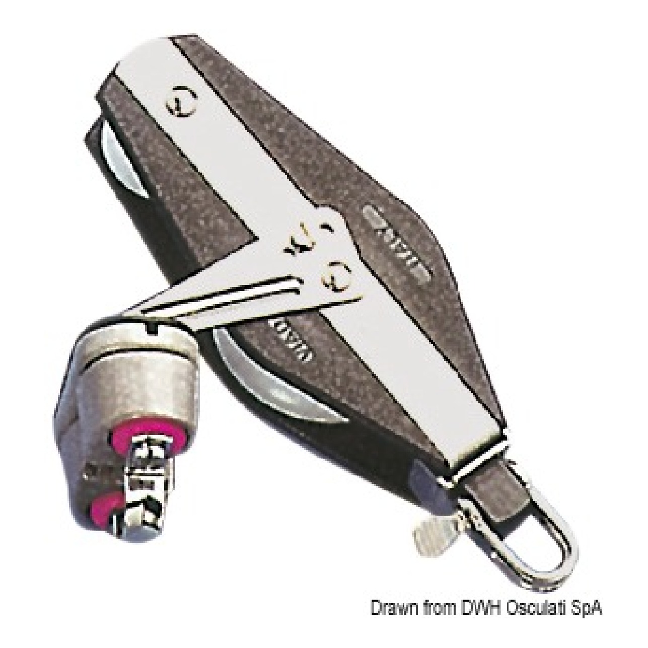 Viadana Bozzello 2 pulegge violino strozzascotte B