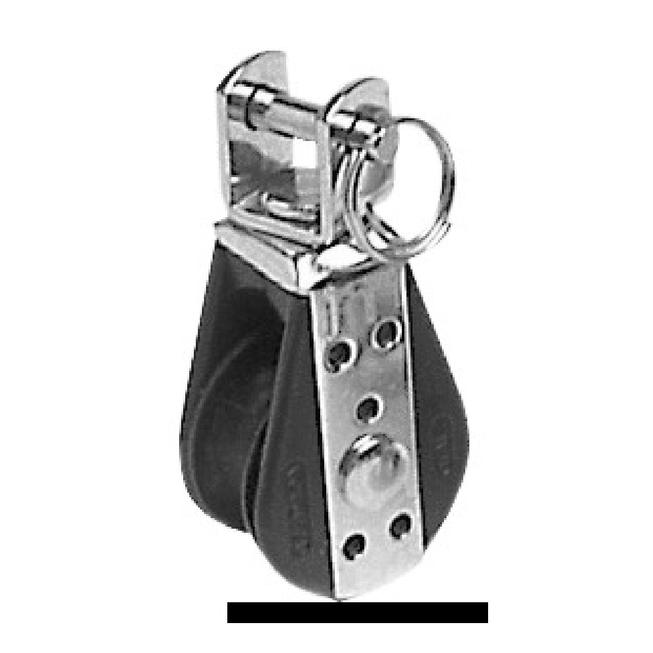 Viadana Bozzello inox 1 puleggia girevole 22x6