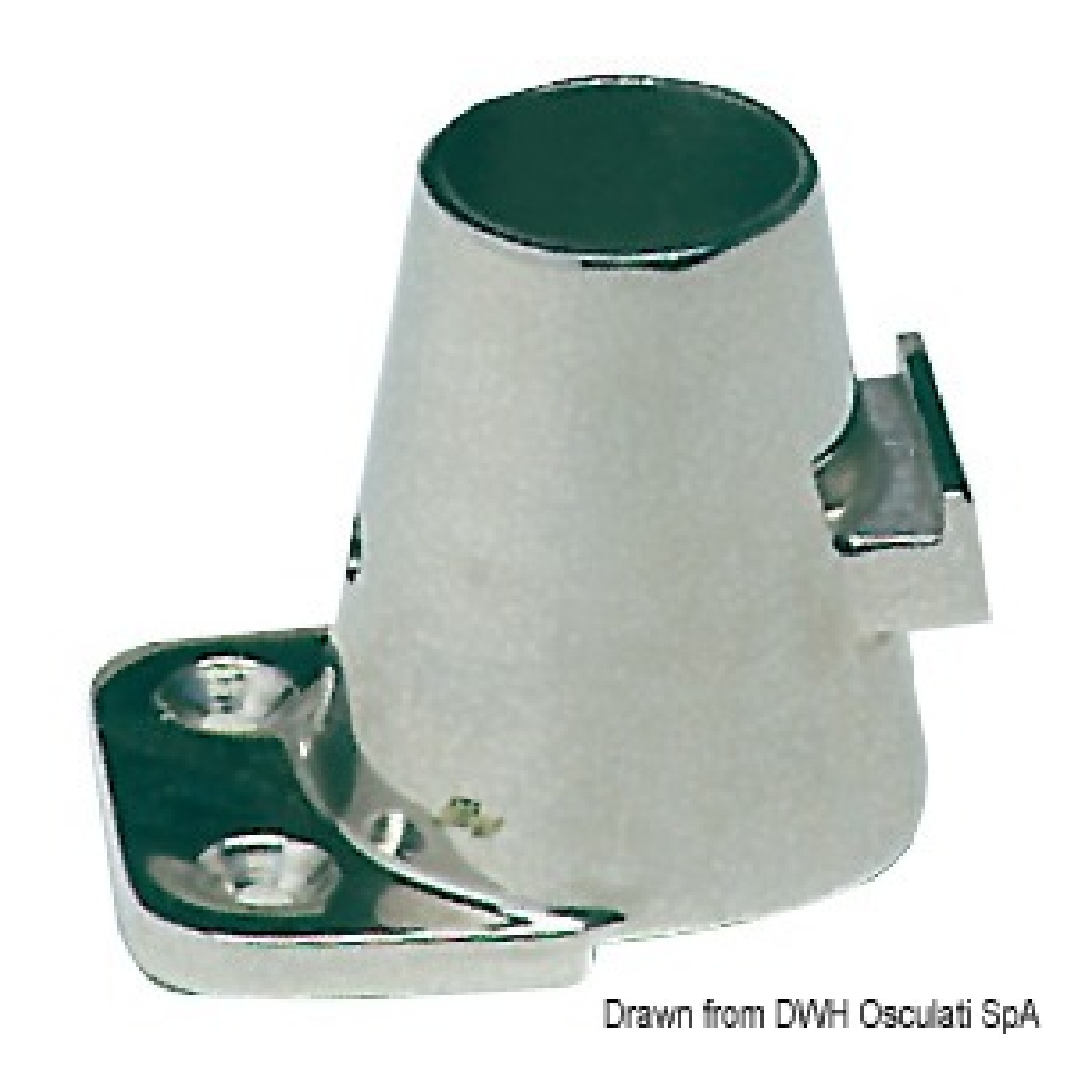 Osculati Base per candelieri inclinata 7 62.410.04