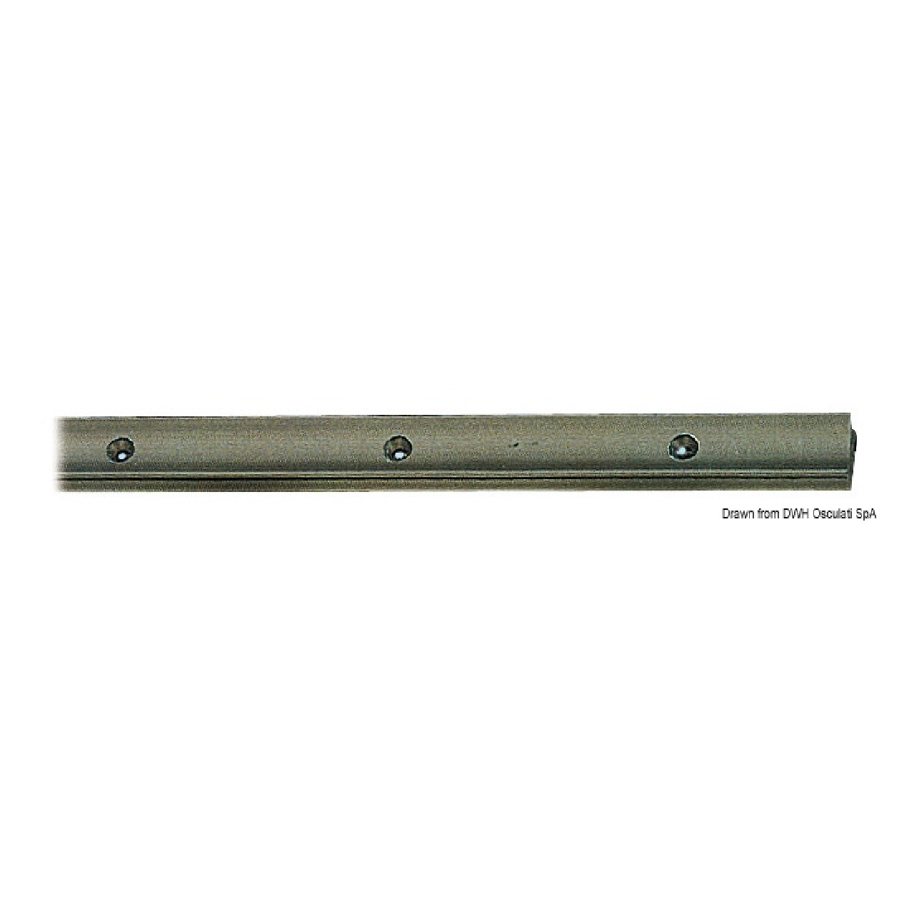Viadana Rotaia anodizzata 25x16 mm 2 m