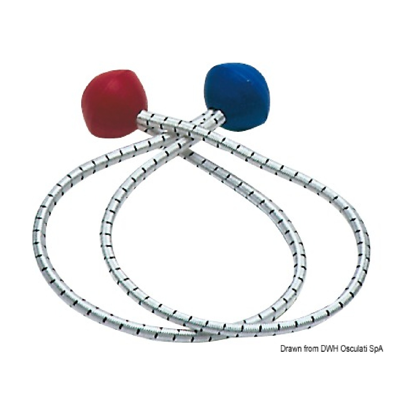 Osculati Cappio serravela palline 400 mm 63.572.00 - 1 confezione da 10 pezzi