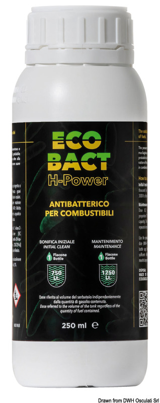 Osculati Battericida ECO-BACT H-Power per gasolio 250 ml