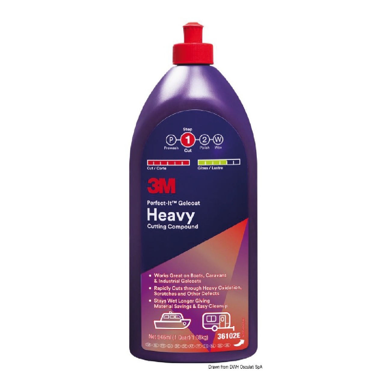 3M Heavy cutting compound - Polish per forti ossidazioni