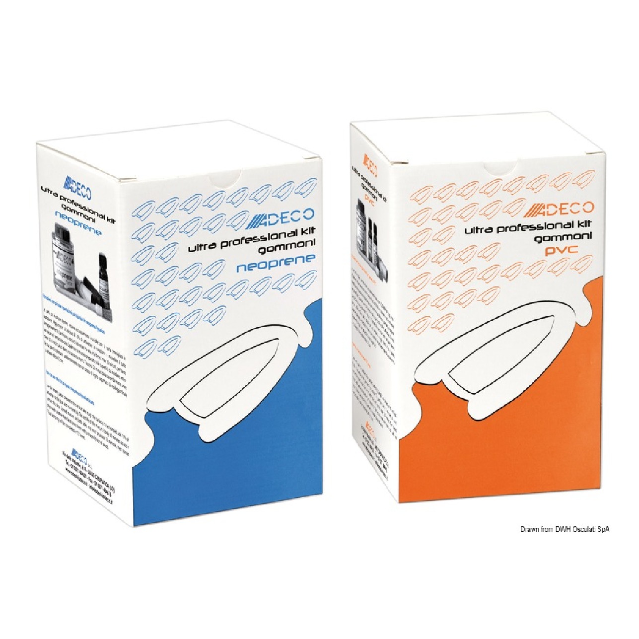 Adeco Kit riparazione Ultra Professional neoprene grigio