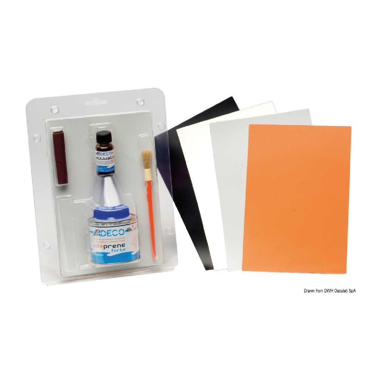 Adeco Kit ripara gommoni arancio