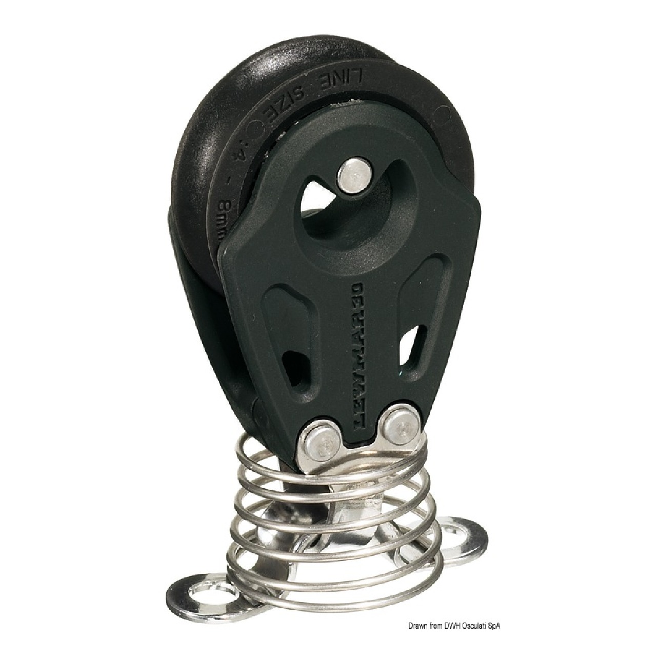 Lewmar Bozzello Control 40 singolo su molla