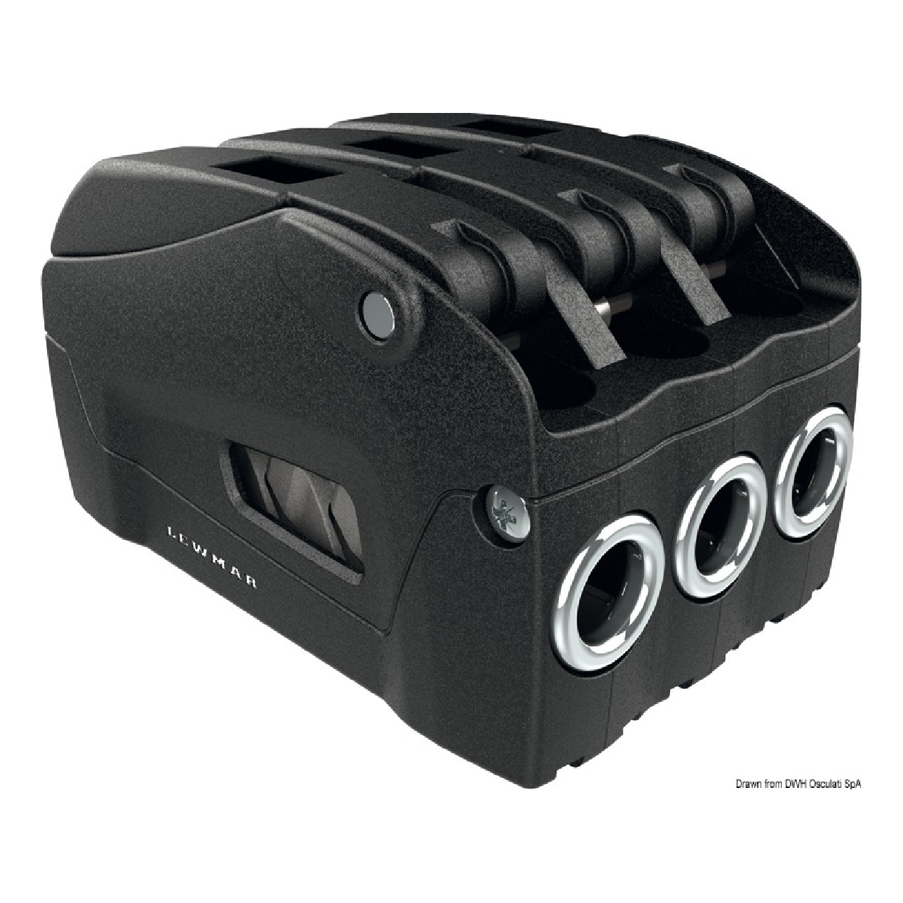 Lewmar Stopper D2 triplo per cime 10-12 mm